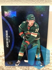 2021-22 Metal Universe Blue Spectrum Adam Beckman #176 Rookie SP RC Wild